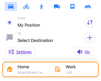 المفضلات الخاصة iOS