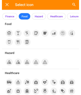 Meine Orte Favoriten Android