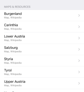 Descarga de curvas de nivel iOS