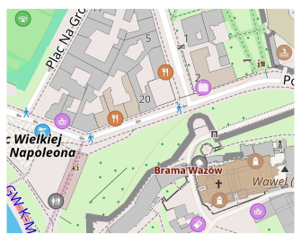 PDI en estilo de mapa
