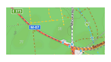 Paramètre de carte - Revêtement de la route