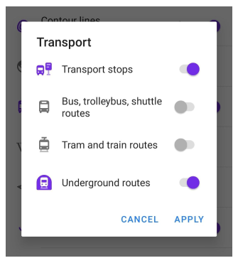 Laag Openbaar Vervoer Android