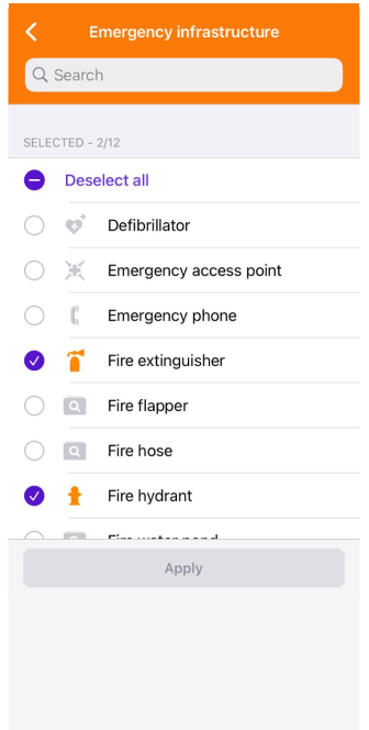 Типи користувацьких POI iOS