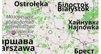 Мова карти - місцева