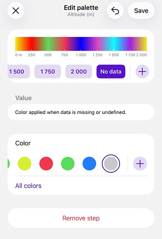 Color Palette No Data