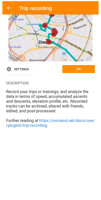 إعدادات البرنامج الملحق أندرويد 1