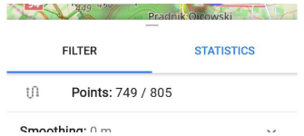 أرقام نقاط شاشة فلتر GPS أندرويد