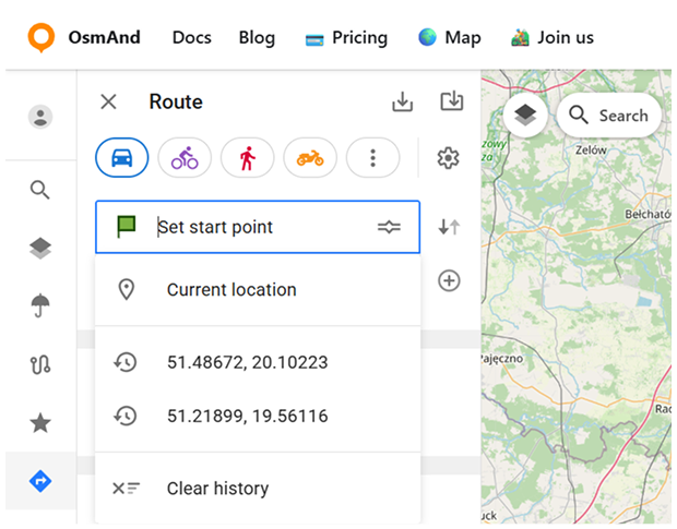 التنقل على الويب