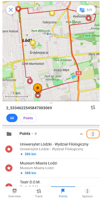 GPX إلى العلامات 2