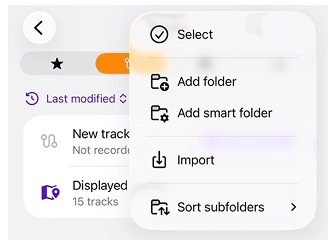 My places tracks iOS