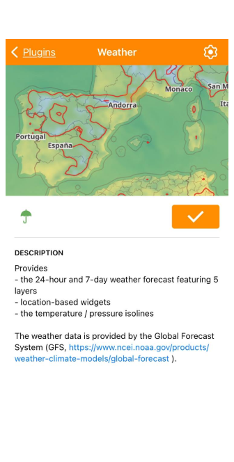 Einstellungen Plugin iOS 1