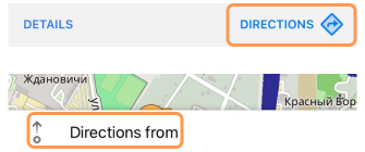 Wegbeschreibung iOS