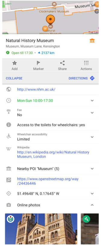 Kontextmenü Android