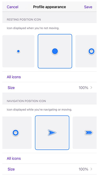 Mein Standort Erscheinungsbild
