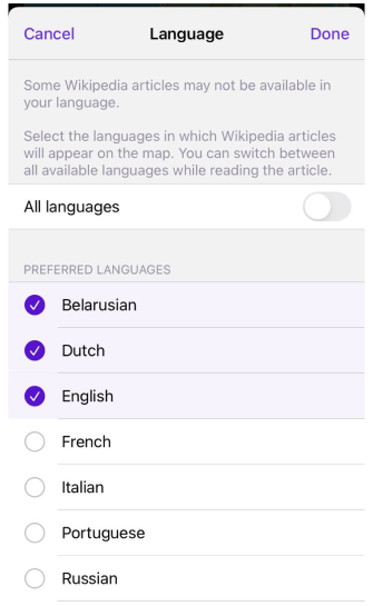 Bevorzugte Sprache auf iOS einstellen