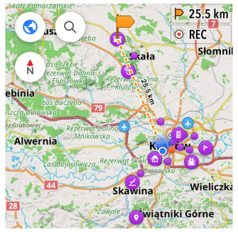 Navigationsmarkierung iOS