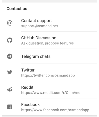 Offline-Hilfe Android Screenshot