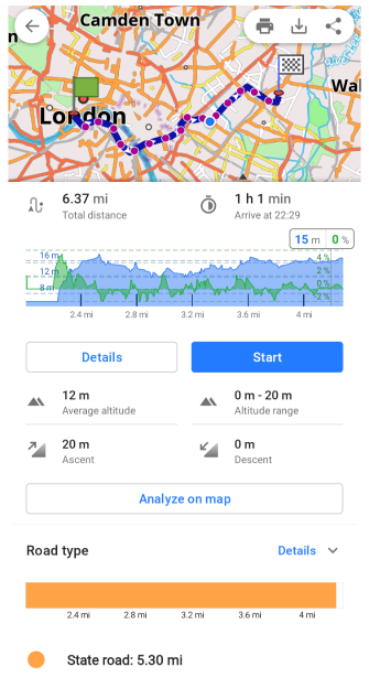 Routengraph Android
