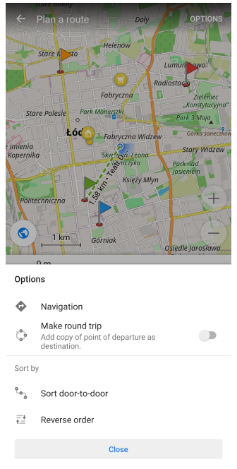 Alternative Markierungssortierung Android 3