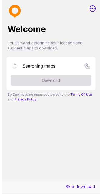 Karte herunterladen iOS
