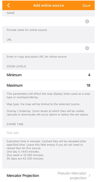 Agregar fuente en línea