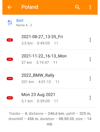 Mis Lugares con rutas en Android