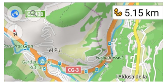 Widget de distancia al objetivo 2 Android