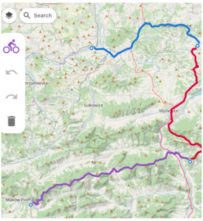 OsmAnd Web Manage Track