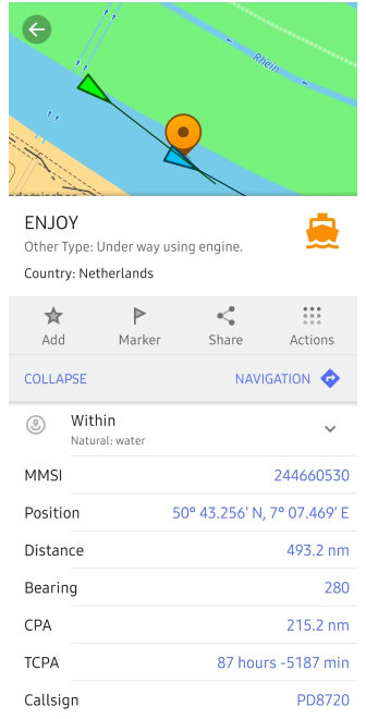 Traceur de navires AIS