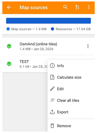 Liste des sources en ligne