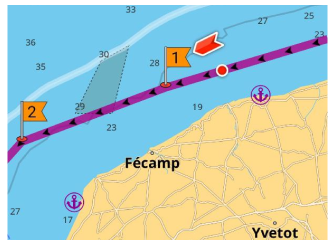 Type de navigation direct vers un point Android