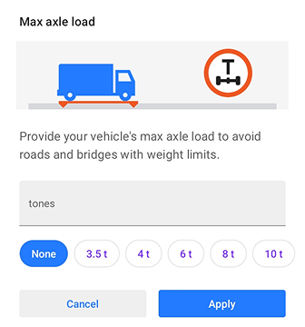 Paramètres de navigation Android