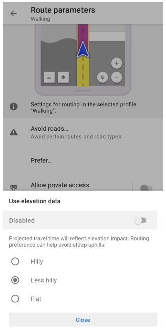Utiliser les données d&#39;élévation Android