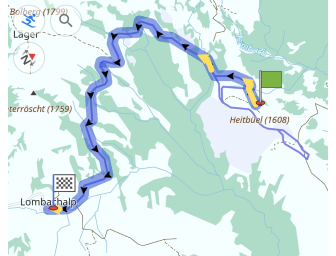 Itinéraires cartographiques - pistes de ski