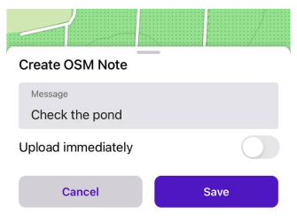 Azione Aggiungi Nota iOS