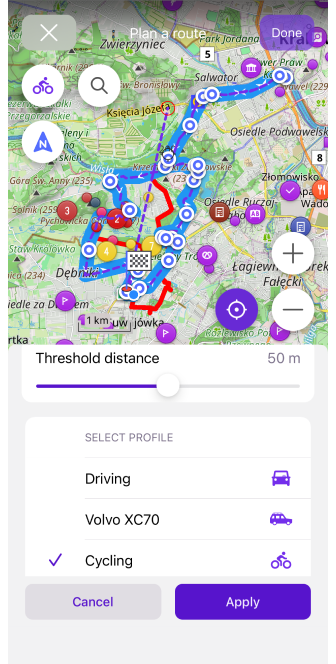Allega alle strade 1 ios