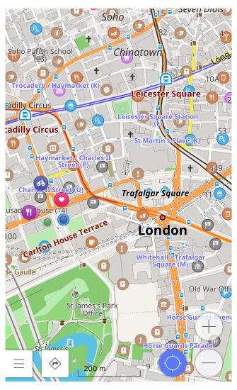 Esempio di configurazione mappa iOS