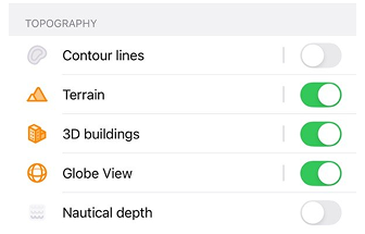 Configura mappa iOS