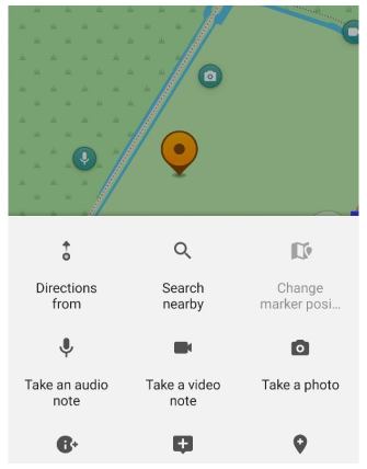Plugin audio video Menu contestuale prendi una nota