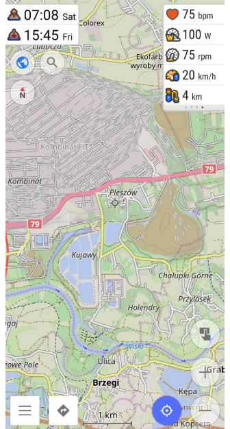 Widget sensori esterni Android