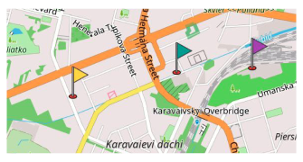 Segnalibri mappa Android