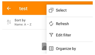 Gestione Cartelle Smart I miei luoghi Android