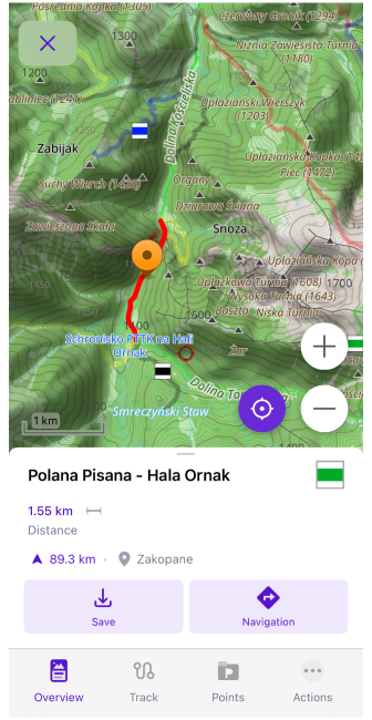 Informazioni sul percorso