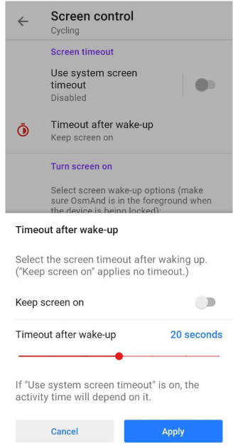 Timeout dopo il risveglio Android