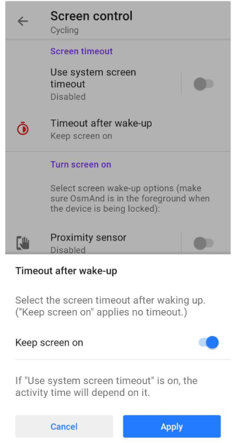 Timeout dopo il risveglio Android
