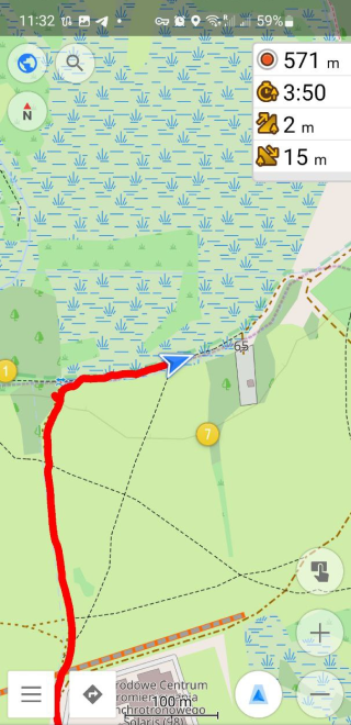 Viaggio registrato in Android