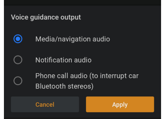 Navigazione vocale Android