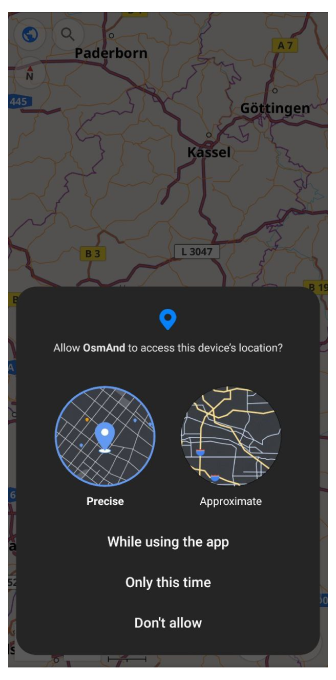 Precyzyjna lokalizacja Android