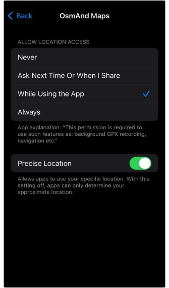Precyzyjna lokalizacja iOS