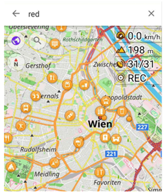 Wyszukiwanie POI na Androidzie
